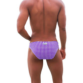 Icker Sea Dotted Bikini Underwear Purple COI-21-09