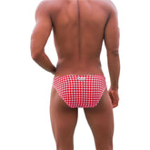 Icker Sea Dotted Bikini Underwear Red COI-21-09