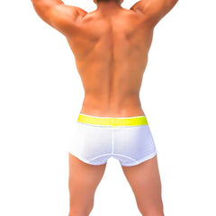 Icker Sea Mesh Contrast Boxer Brief Underwear Mango COI-22-04