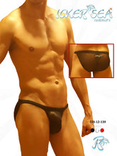Icker Sea mesh microslip bikini underwear black with sheer micro-lip fabric and subtle logo on waistband