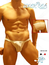 White icker sea mesh microslip bikini underwear with thin elastic waistband and subtle front branding