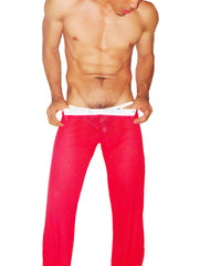 Icker Sea Mesh Lougewear Pants Red PN-14-SBR-01