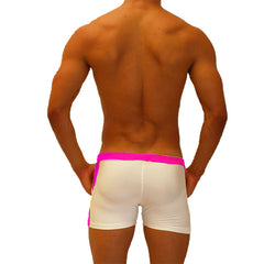 Icker Sea Contrast Side Panel Jock Shorts Fuchsia SHR-19-01