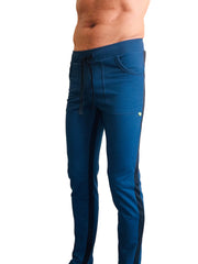 Pantalon de survêtement Eco-Track & Yoga (Bleu royal et noir)