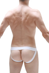White jockstrap chill malo athletic briefs with supportive contoured design for comfortable active wear