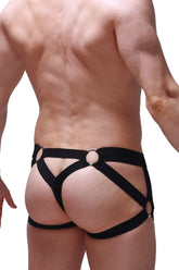 Jockstring Bustic Mesh Black