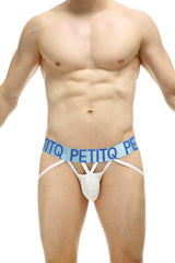 PetitQ Jockstring Aissey Organic Bamboo White