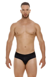 Black jor 2047 element briefs with a smooth form-fitting design and comfortable supportive material