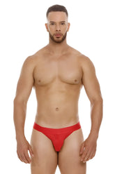 Red jor 2050 element thongs with a smooth form-fitting design in breathable athletic fabric