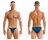 Blue swim trunks with gold trim from jor 2156 eros bikini color petrol perfect for beachwear