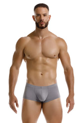 Gray jor 2246 cosmo trunks men’s briefs with smooth form-fitting design in comfortable breathable fabric