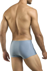Justin Simon XSJ08 classic boxer briefs in metal green with a smooth fabric finish and form-fitting design