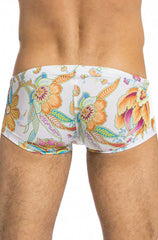 L'Homme Invisible Pattaya Hipster Square Cut Trunk Swimwear Polychrome BA202-PAT-LE2 Size L