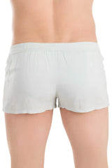 L’homme invisible sensations lounge shorts blue HW130-LOU-021 size M light blue lightweight with soft elastic waistband and flared hem