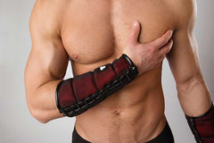 Brassard de protection sous-bras Maskulo Armored Color Rouge AC060 Taille L