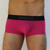 Mckillop jagger modal mens bright pink briefs with black waistband size small for comfortable daily wear