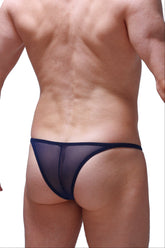 Bikini Plellis Net Bleu Marine