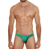 MetroMaleWear Aluche bikini green 5043-17 teal briefs with snug form-fitting design ideal for everyday comfort