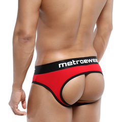 Red and black metroeweave metro malewear apolo jock strap 5001-12 with a bold athletic cut for men