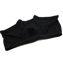 MetroMaleWear Avalon boxer brief black soft textured fabric with smooth seamless design front view