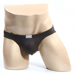 MetroMaleWear bravo bikini dark green mesh briefs with sleek form-fitting design and rectangular waistband brand tag