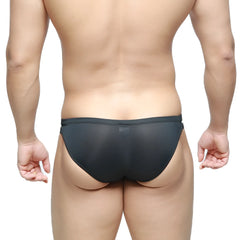 MetroMaleWear brief 2.0 black sleek mesh briefs with a form-fitting design for comfortable everyday wear