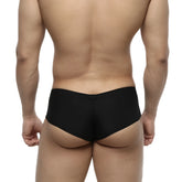 Black MetroMaleWear Cheek briefs with a smooth form-fitting design for comfortable everyday wear
