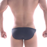 Black metroMalewear classic swim bikini 4937-20 with smooth form-fitting design for comfortable swimming