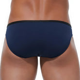 Navy blue metro malewear continente briefs with black elastic waistband durable fabric for daily comfort
