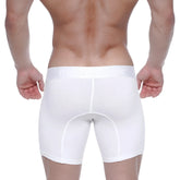 White men’s athletic cotton briefs metroMalewear crystal 3023-01 with snug fit and reinforced seams