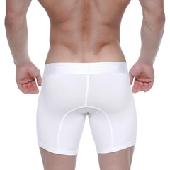 White men’s athletic cotton briefs metroMalewear crystal 3023-01 with snug fit and reinforced seams