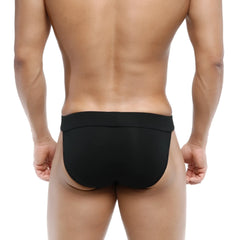 Black briefs metro male wear deseo bikini 3304-20 with smooth form fitting design for comfortable everyday wear