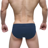 Navy blue metroMalewear deseo brief 5503-28 with smooth fitted design in breathable fabric for everyday comfort