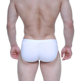 White briefs metro male wear dream brief white 3003-03 with smooth form fitting design for comfortable wear
