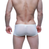White form-fitting briefs from MetroMaleWear Enhancement Boxer beige 2043-02 made of smooth stretchy fabric with elastic waistband