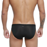 Metro male wear expose brief black 2207-20 black briefs with smooth form-fitting fabric and solid waistband