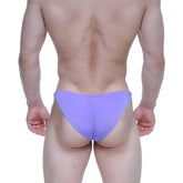 Purple textured briefs MetroMaleWear fantasy bikini lavender 6116-19 showcasing front side design