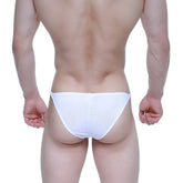 MetroMaleWear Fantasy Bikini white 6116-00 white mesh briefs with sleek form-fitting design