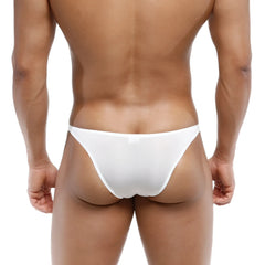 MetroMaleWear fria bikini detachable white briefs with sleek minimalist design and smooth form-fitting fabric