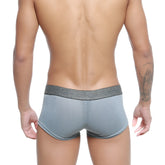 MetroMaleWear gray mesh trunk 2026-35 features gray mesh briefs with a textured waistband for comfortable wear