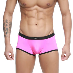 MetroMaleWear Iberico trunk magenta bright pink men’s briefs with black elastic waistband and trim for comfortable wear