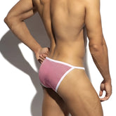 MetroMaleWear inicio string bikini red 3114-41 red and white striped men’s briefs with minimalist design