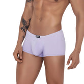 Lavender-colored MetroMaleWear Lilac trunk 2125-19 men’s boxer briefs with black waistband brand label