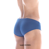 MetroMaleWear lowrise swim brief navy with smooth form-fitting fabric designed for comfortable water wear