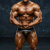 Black and gold athletic briefs with a golden bull emblem from metromalewear metromusclewear benjamin competition suit