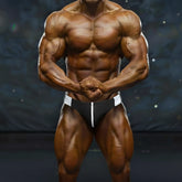 Black and white athletic briefs with a sleek minimalist design from MetroMaleWear MetroMuscleWear William Competition Suit 4974-06
