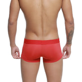 MetroMalewear microfiber trunk red 2026-14 featuring snug red athletic briefs with a form-fitting design and elastic waistband