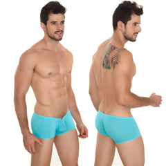 MetroMaleWear Minimo boxer turquoise 2013-08 smooth form-fitting men’s briefs with subtle elastic waistband