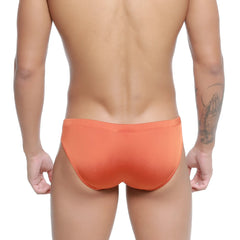 MetroMaleWear ochre bikini 5103-55 orange briefs with smooth slightly textured fabric and a snug fit
