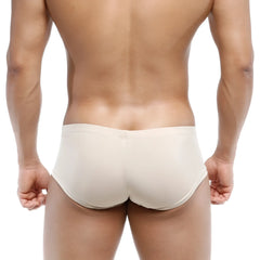 Beige metroMalewear oscar boxer briefs with a smooth form-fitting design for comfortable everyday wear